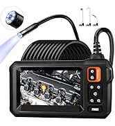 Industrial Endoscope Inspection Camera, Jebousike 4.3" IPS Borescope Sewer Camera with Handheld I...
