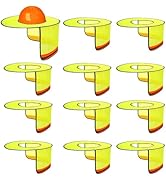 12 Pcs Hard Hat Sun Shade Full Brim Mesh Neck Sun Shield Hard Hat Visor Cover with Reflective Str...