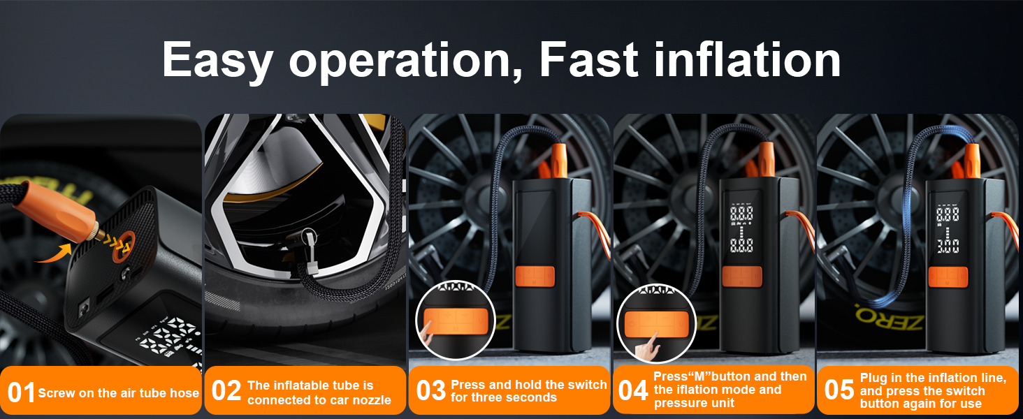 tire pump for car portable