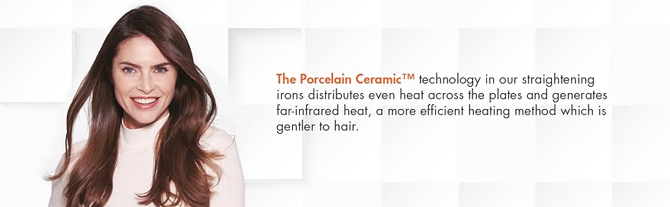 Porcelain Ceramic Flat Irons