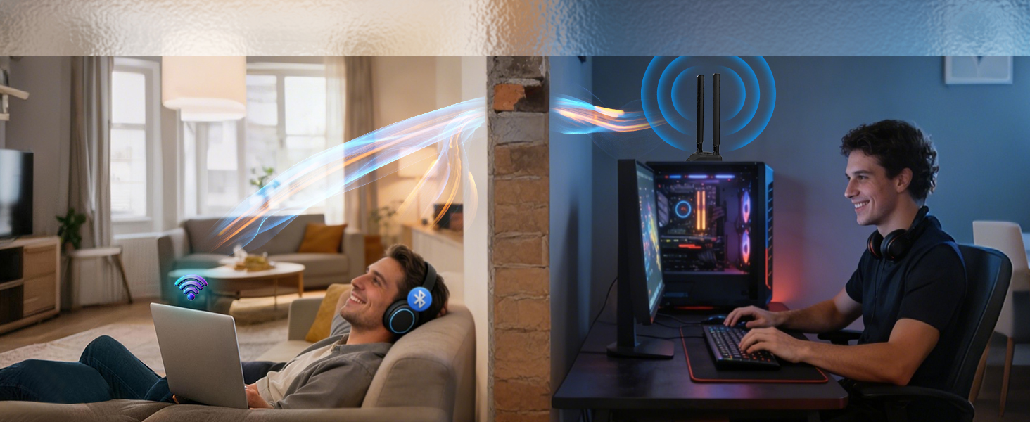 wifi 7 antenna for pice wifi bluetooth adapter