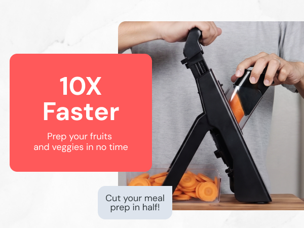 Prep faster with the Fullstar Safe Mandoline Slicer 