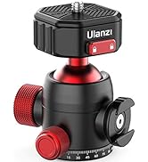 ULANZI Ball Head with Claw Super Quick Release Design, Professional Metal 360° Rotating Panoramic...