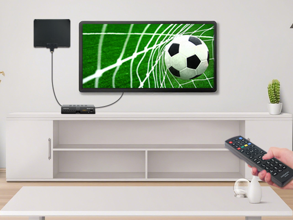 A modern living room with a sleek TV stand showcasing the product.