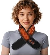 Carecomfi Cordless Neck Heating Pad with Massage,Built-in 3000mAh Battery,Thermal Therapy to Reli...