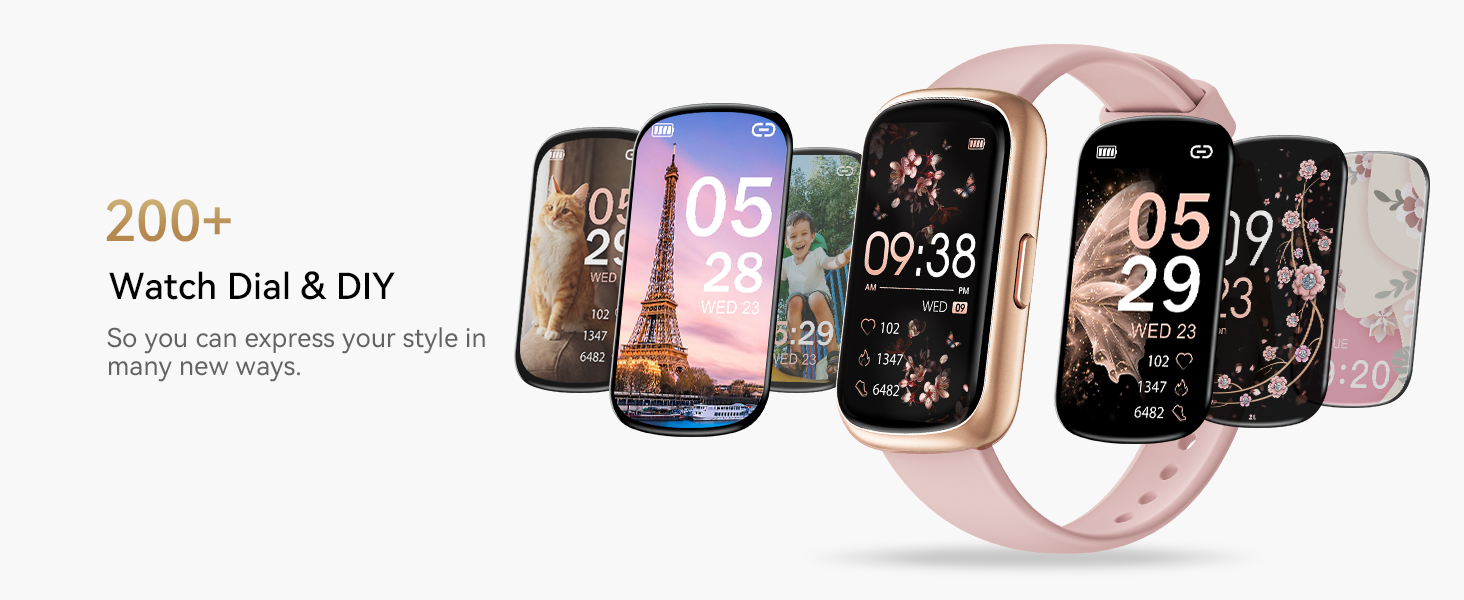 smart watch support change 200+ watch dial and diy the watch dial