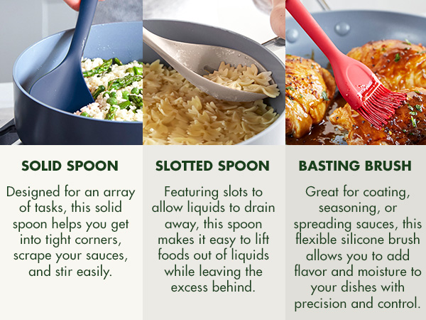 GreenPan, Ceramic Nonstick, PFAS-Free, Non-Toxic, Utensils, Accessories
