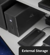 THUNDERDOLT MERCURY ENVOY PERFORMANCE EXTERNAL DRIVE SSD NVME THUNDERBAY RAID JELLYFISH NAS