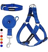 No Pull Dog Harness - Adjustable Step-in Harness &amp; Leash Set for Small, Medium, Large Dogs - Esca...