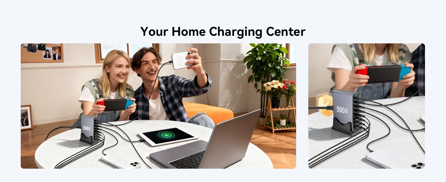 multi usb charging station