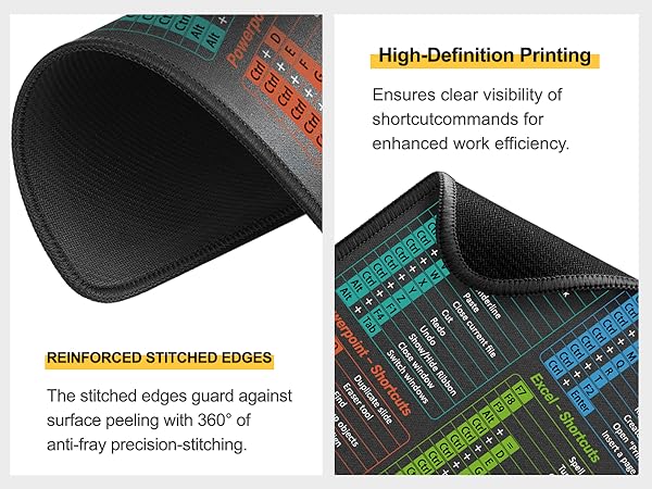 black mouse pad