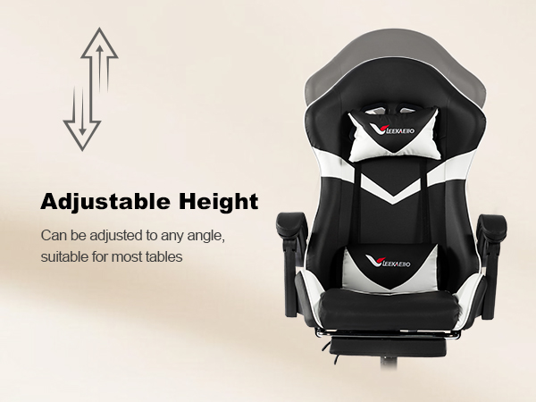 gaming chair with footrest