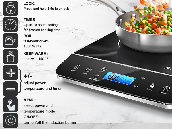 induction cooktop burner portable induction cooktop 1800w induction cooker induction hot plate