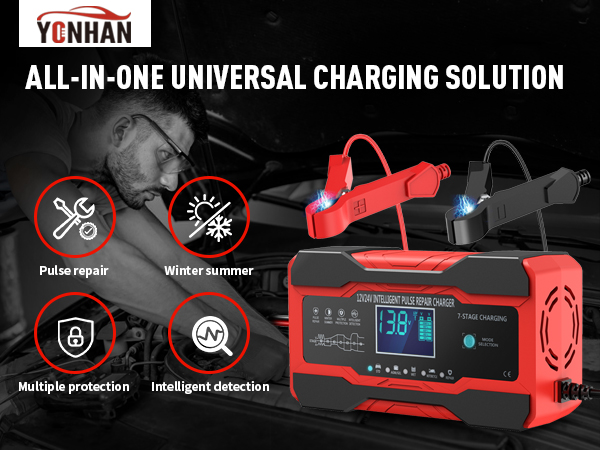 YONHAN Battery Charger 10-Amp