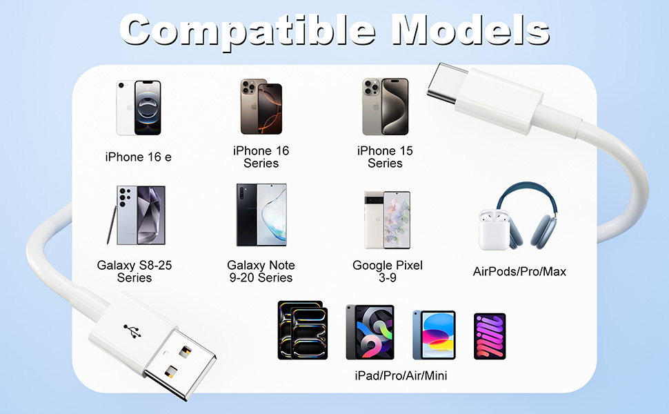 Car Carplay Cable for iPhone 15/16/16 Pro Max/Plus Cable