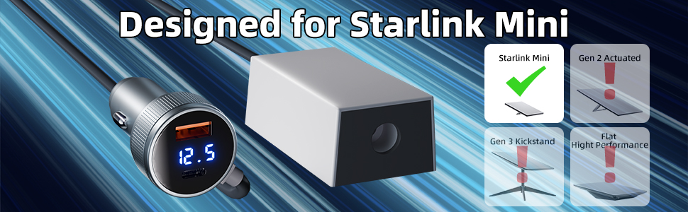 Designed for Starlink Mini