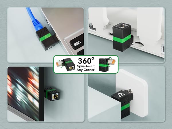 CableGeeker Cat 6A Ethernet Adapter