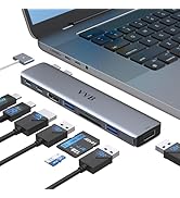 USB C Adapter HDMI Hub for MacBook Pro/Air M1 M2 2023 2022 2021 13" 15" 16",Mac USB USB C Adapter...