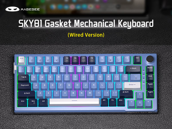 SKY81 Gasket Mechanical Keyboard (Wired Version)