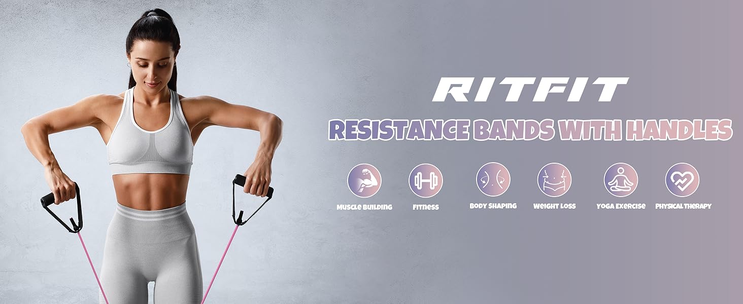 resistance bands with handles