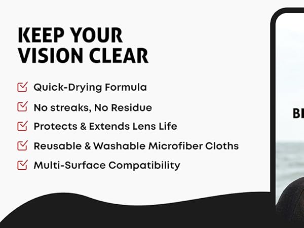 lens cleaning kit, camera cleaning kit, screen cleaner spray, eyeglass cleaning kit