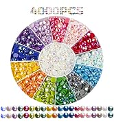 AB Diamond Painting Beads, 5D Diamond Painting Accessories, 20 Colors Round Diamond Painting Dril...