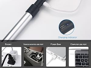 Adjustable Length handle provides versatility for use in long hard to reach spaces. convenience.