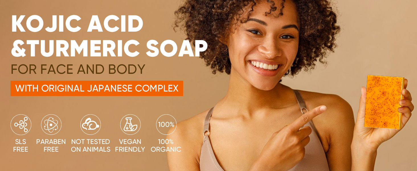 KOJIC ACID &amp;amp; TURMERIC SOAP