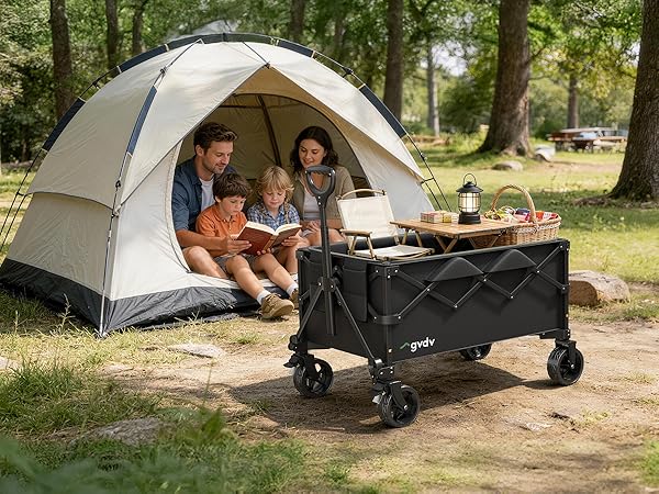 GVDV Wagons Carts Foldable for Camping