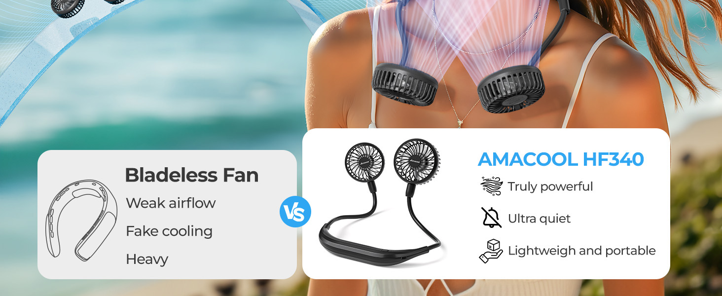 neck fan rechargeable