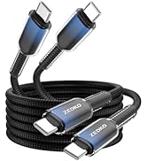 ZEDKO 3ft USB C to USB C Cable for iPhone 17 Series 60W Type-C to USBC Super Fast Charging Charge...