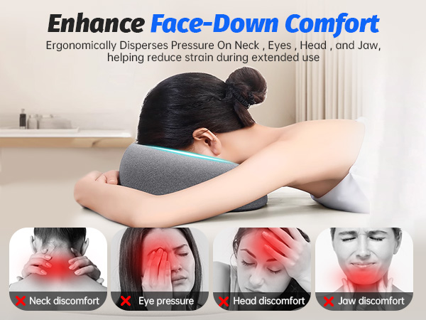 Avoid multiple discomforts with a plopping pillow