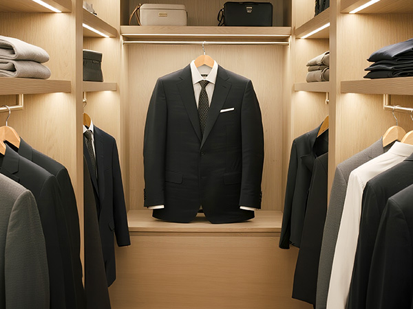 wooden suit hangers for closet