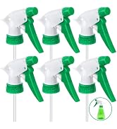 6Pcs Spray Bottle Replacement Nozzle- Reusable Quality Trigger Spray Nozzles with Mist Stream Spr...