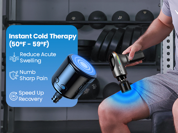 Massage Gun with Heat and Cold