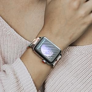 Fashion Resin Light Apple Watch Band - Compatible with Apple Watch Series 6 Series SE