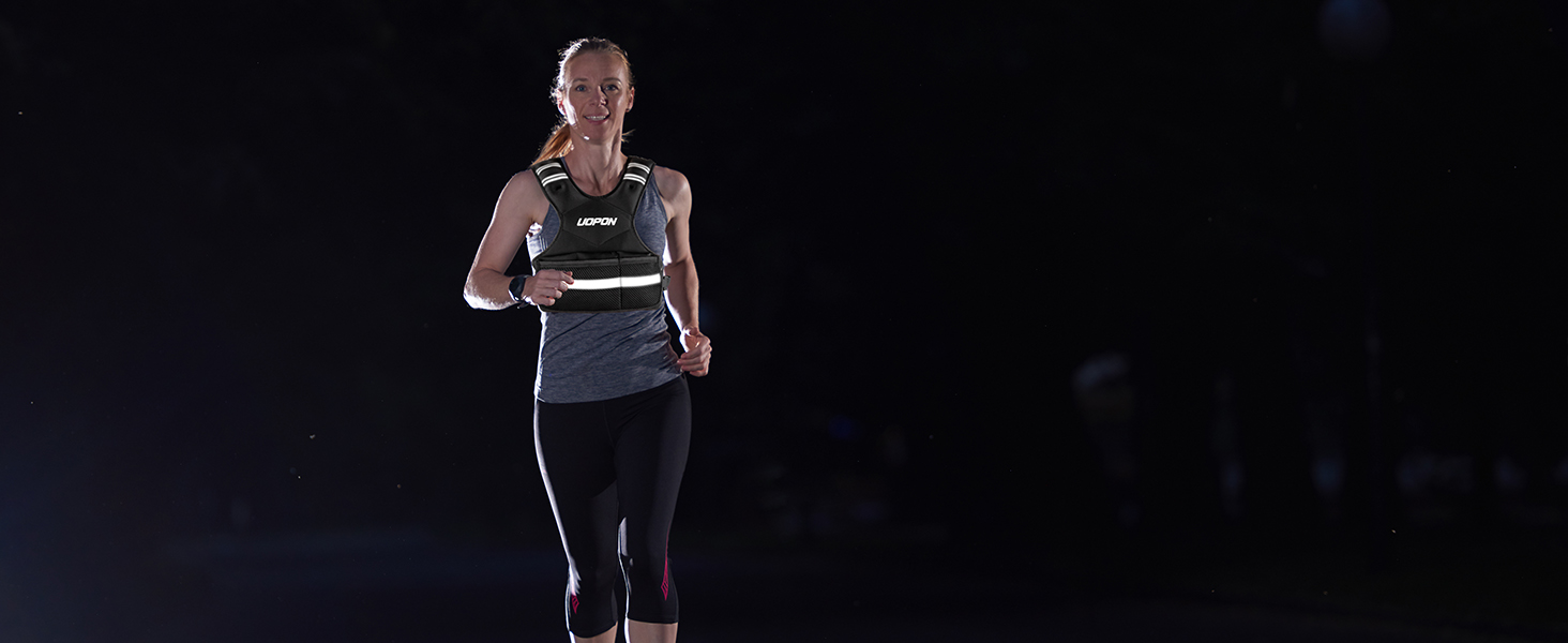 Enhanced with high-visibility reflective strips on the front, shoulders, and back