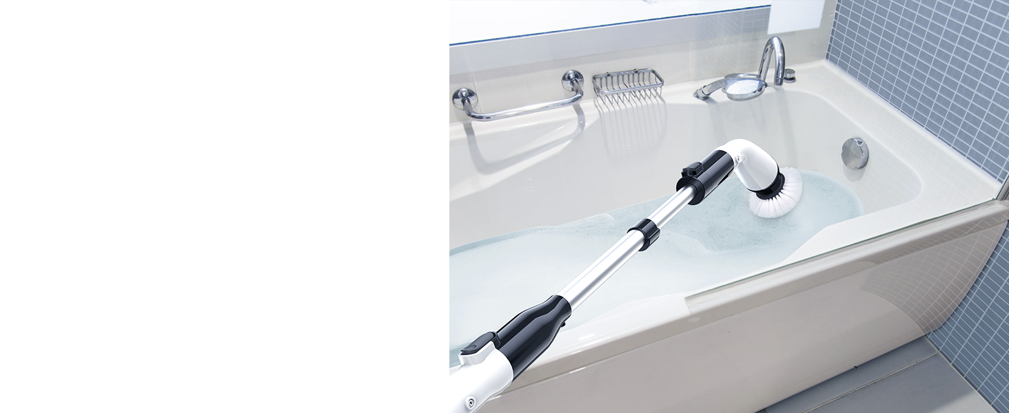 electric spin scrubber labigo cordless cleaning tool bathroom bathtub floor shower tile grout gift