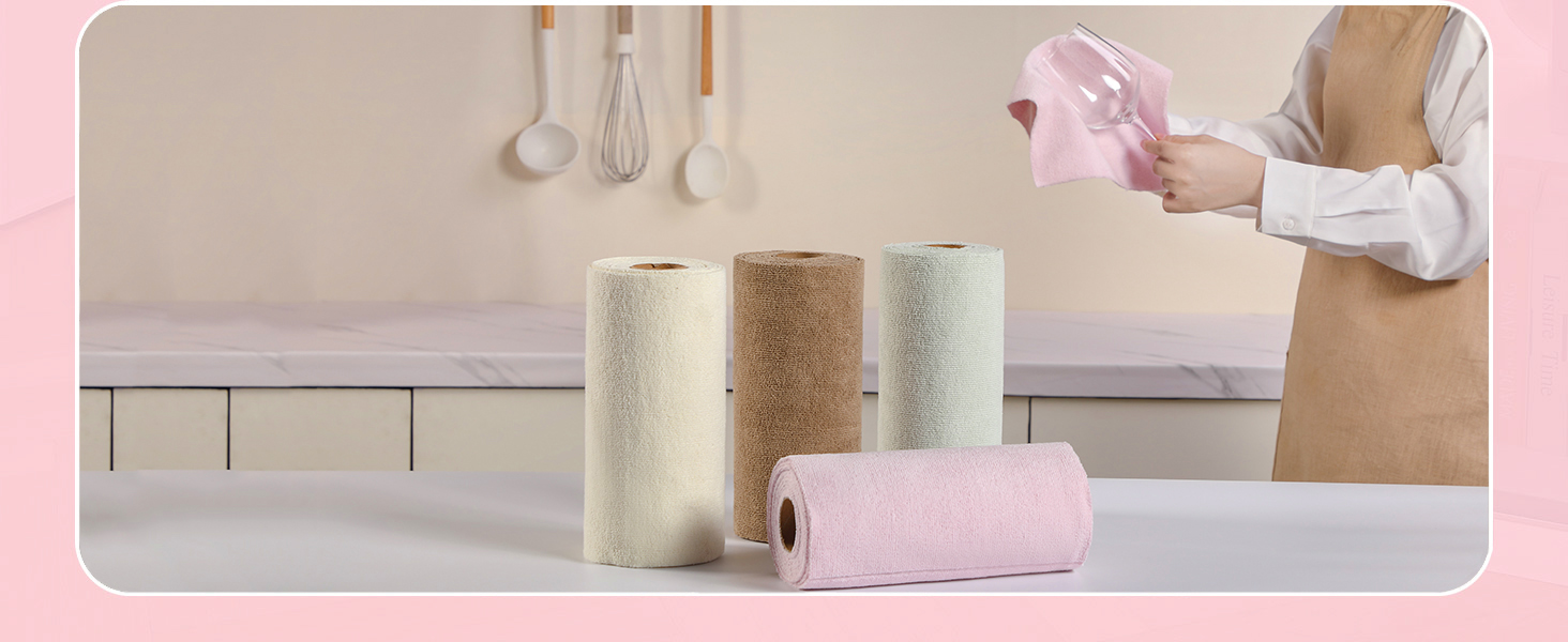 Fantasticlean Microfiber Cleaning Cloth Roll