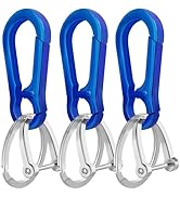Yebongda Zinc Alloy Key Chain 3 Packs Keychain Keyring Organizer Key Ring Holder Clip for Men and...