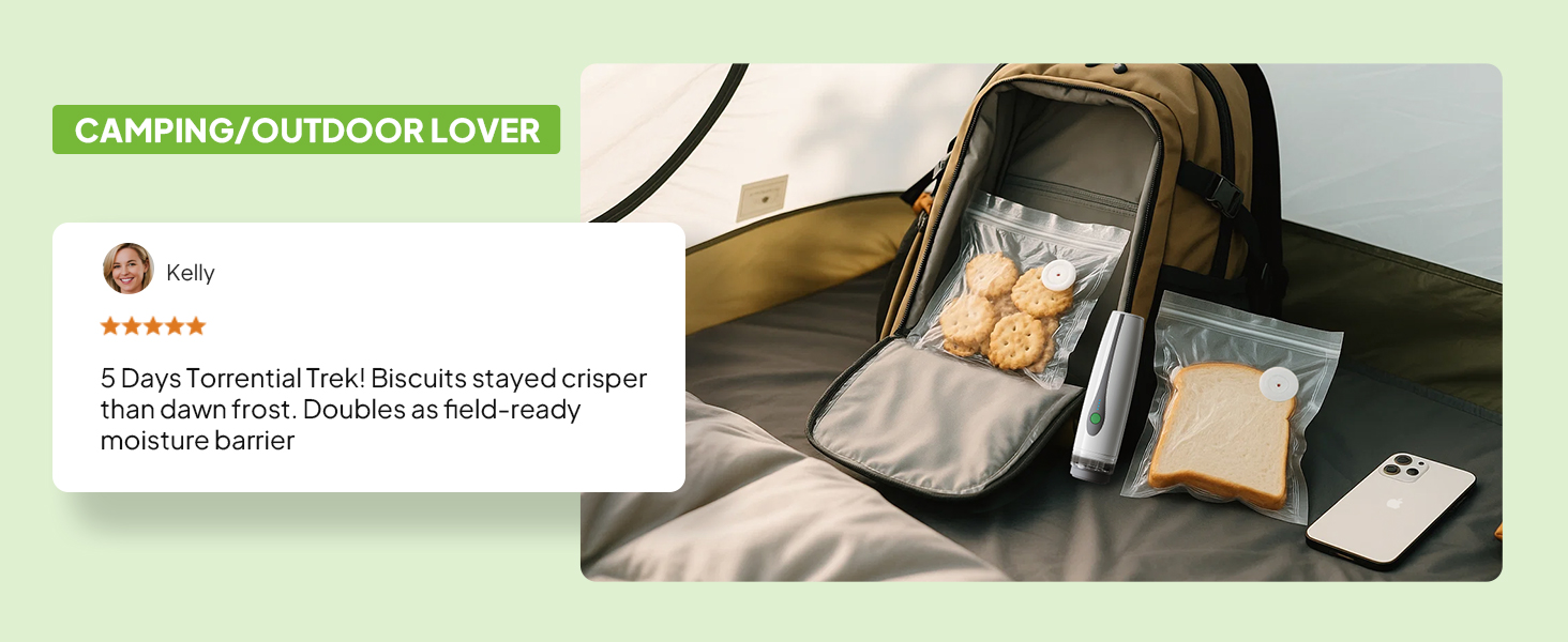 Portable Food Saver Vacuum Sealer Machine