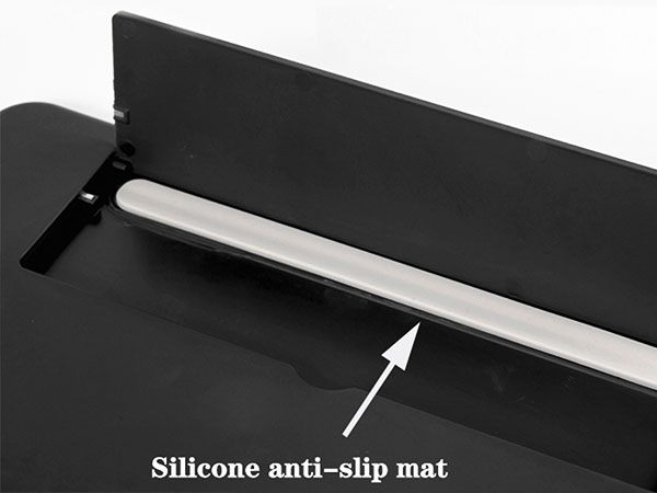 anti-slip silicone mat phone stand holder with magnifier screen