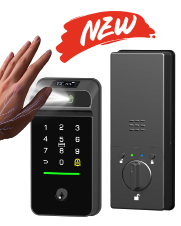 wifi door lock with palm