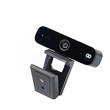 Boom MINI webcam shown at an angle with the mounting thread