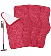 Aiyiried Microfiber Steam Mop Pads Compatible with Schenley Steam Mop Cleaner,4 Pack Steam Mop Re...