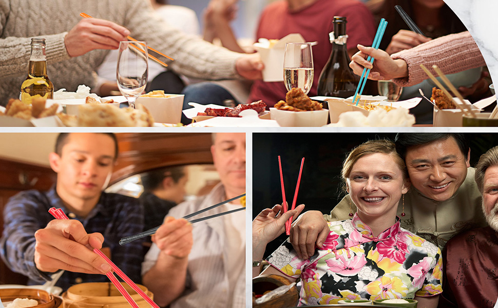 chopsticks reusable dishwasher safe chinese fiberglass black and gold chopsticks sticks chopstick