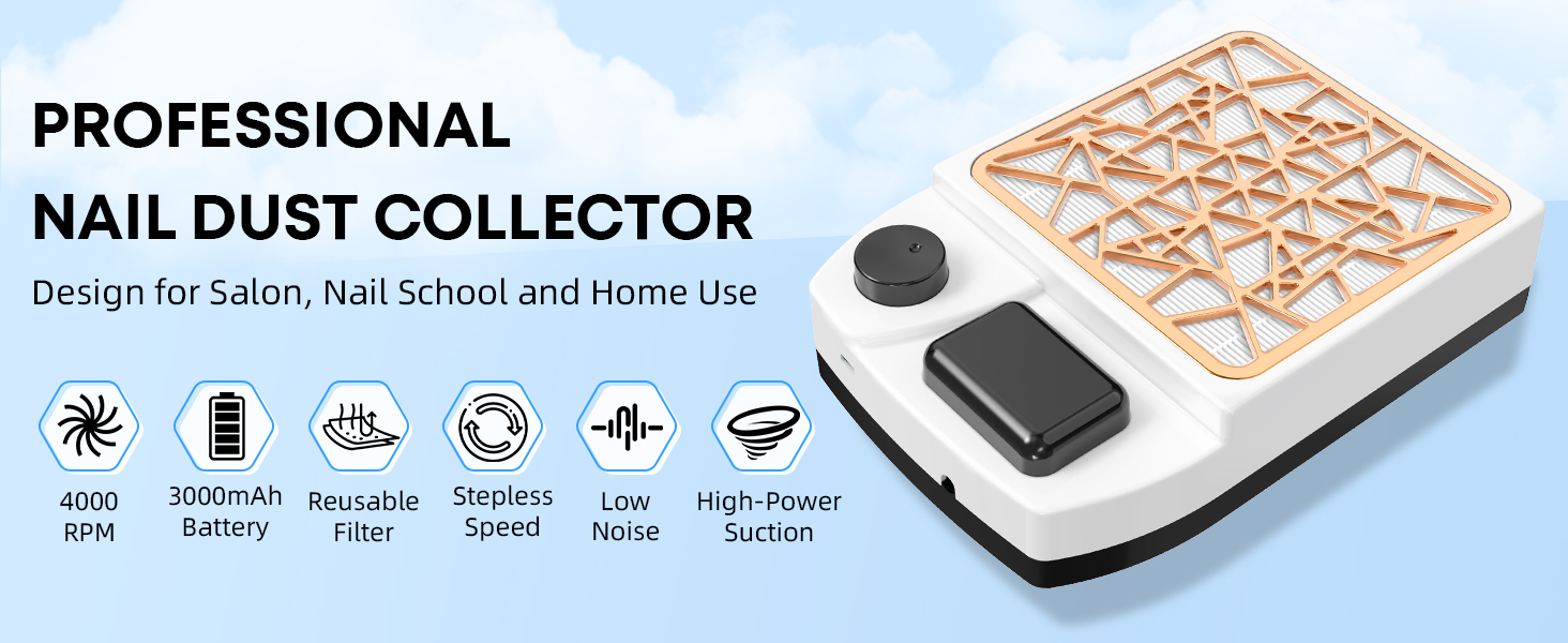 PROFESSIONAL NAIL DUST COLLECTOR
