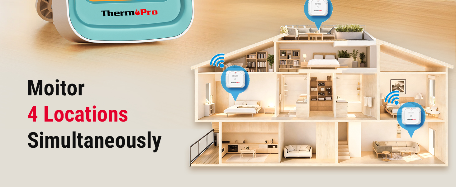 outside temperature monitor remote weather station indoor outdoor thermometers