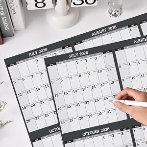 2026-2027 wall calendar