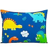 Cottonblue Toddler Pillow with 100% Organic Cotton Pillowcase 14x19, Kids Bedding Pillow for Slee...
